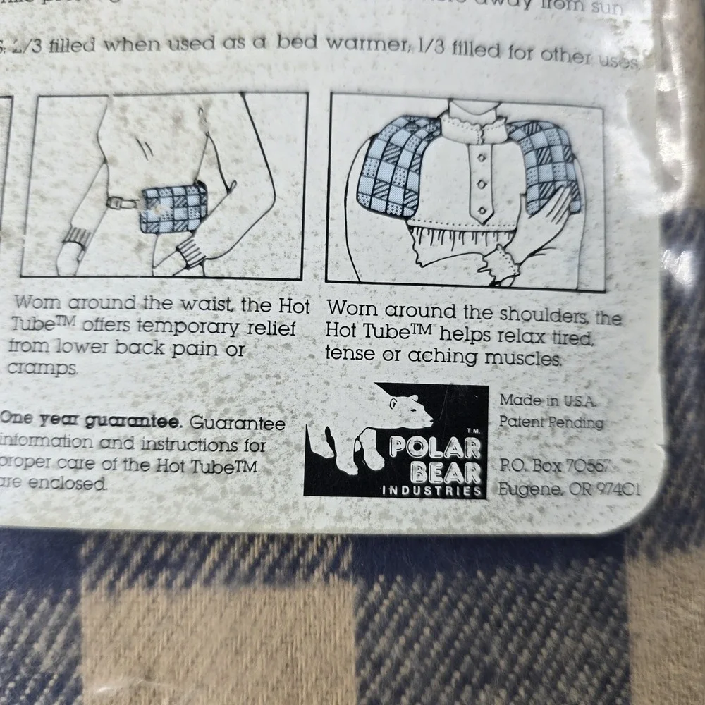 Vintage Polor Bear Industries Bed And Body Warmer Tube‎